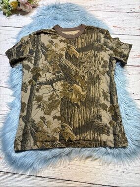 SKIMS X REALTREE Camo Cotton Short Sleeve Tee sz M